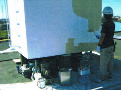 RC高架水槽　外部塗装工事